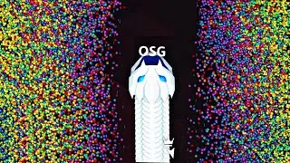 Snake.io 🐍 King Snowball Geta Very Favorable Snake Score Here 🐍 Best Epic Funny Moments 🐍#snakeio  