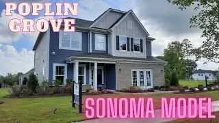 2022 Indian Trail NC new homes. Poplin Grove built by MI Homes. Sonoma Model.