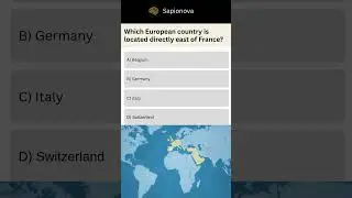 🌍 Which European Country Lies Directly East of France? | Test Your Map Skills in 60 Seconds!