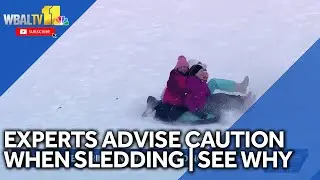 Expert advises caution with children sledding