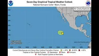 NHC. Tropical Weather Outlook. Eastern Pacific 7-DayLatest Update. 2025-11-02 07:00h (UTC-6).