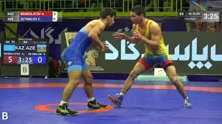 1/4 GR - 55 kg: A. BEKBOLATOV (KAZ) v. Z. ZEYNALOV (AZE)