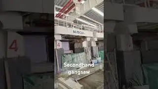 Secondhand gangsaw machine waiting for you #gangsaw #MarbleCutting #marblecutter