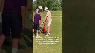 Golf Maintenance - Changing Hole Locations