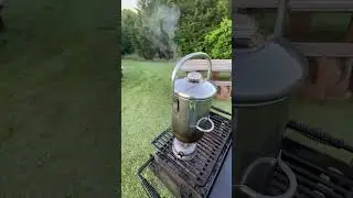 Crisp Morning Coffee #camping #scouting #coffee