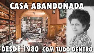 ANTIGA CASA ABANDONADA COM MILHARES DE LIVROS NO INTERIOR, DE UM CASAL DE VIAJANTES - URBEX