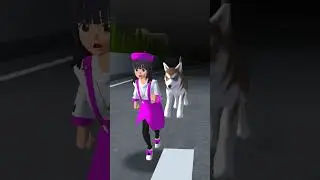 Dog barking on mio 😂😂😂 #sakuraschoolsimulatordrama #dramachannel #viral#animation #trending#viral