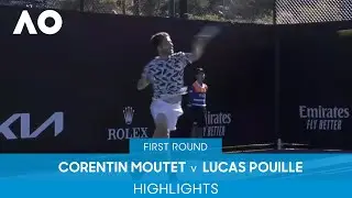 Corentin Moutet v Lucas Pouille Highlights (1R) | Australian Open 2022