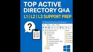 Active Directory Interview Questions & Answers | AD QA Reference for L1.