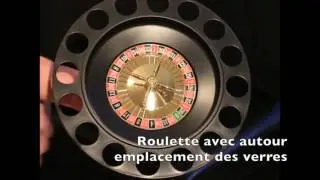 Jeu de roulette &agrave; boire 16 verres ohuhu