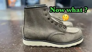Red Wing 8863 Resole /Dr.Sole  #moctober #redwingboots #redwingheritage #shoerepair