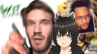 VTUBER REACTS: Mangaka Reacts: Pewdiepie 24 Hours at an Anime Studio