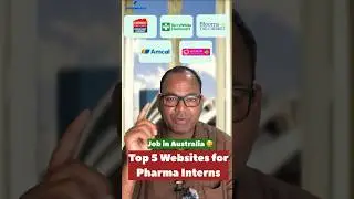 Top 5 Websites for Pharmacy Intern Job in Australia #Shorts #Pharmacist #Australia