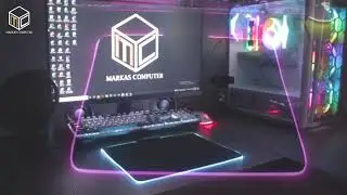 Gaming Mouse Pad Glowing RGB LED High Precision - MONTIAN HY-001 - Kecil