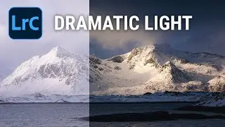 How to Create DRAMATIC LIGHT in Lightroom (Raw included)