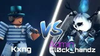 so i challenged Cl0ckhandz to a 1v1 in kat roblox