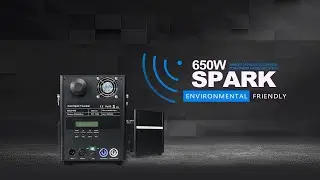 SHEHDS New 650W Wireless Firework Spark Machine Out/Indoor Wedding Party Stage