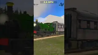 Baby Steam Locomotive Trojan passing through the Borneo rainforest.#4014#train#fps#viral #video#fpy.