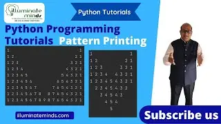 Pattern Printing Python Programming  | TCS NQT | illuminateminds.com