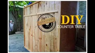 first time to use Powertools - DIY Counter Table