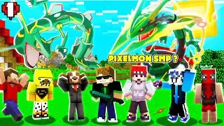 MINECRAFT PIXELMON SMP #1 * LẠC V&Agrave;O THẾ GIỚI POKEMON RAYQUAZA HUYỀN THOẠI C&Ugrave;NG YOUTUBER MINECRAFT