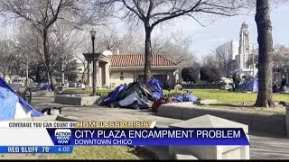 Chico City Plaza sees new homeless encampment concerns
