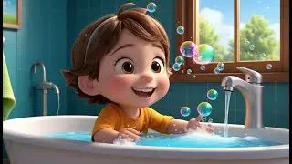 Splish, Splash, A Rainbow Bath | Fun Bath Time Song for Kids | Sing and Splash Along