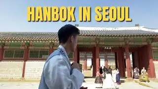 Wearing a Hanbok in Gyeongbokgung Palace | EP 5 | Winston in South Korea