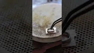 Soldering silver bezel #silversmith #silverring #jewellery #workshop #handcrafted #process #пайка