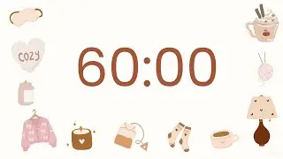 60 Minutes Countdown Timer - 1 hour | No music | Focus | Study | Power Hour