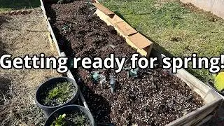 Top Dressing My Raised GardenBed For Spring Planting!