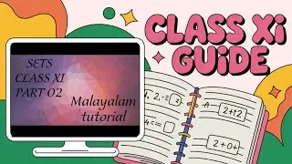 SETS/PART-2/Plus One Mathematics /Malayalam Tutorial..
