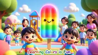 Colour Popsicle Song | Learn Colors with Ice Cream | Bluebell Rhymes