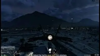 GTA V Online -  CLEAN freestyle chopper kill from Hydra