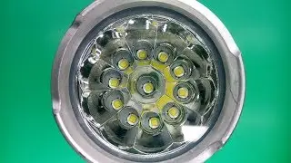 Review XLightFire 28000 LM Super Bright 11 x CREE XM-L T6 LED Flashlight