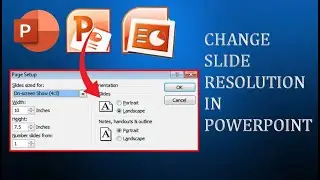 How to change the size of slide in PowerPoint | Change Resolution in PowerPoint | Dolu Technologies