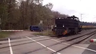 Black G1206 BB Diesel Locomotive Vossloh at Ratingen-Lintorf Germany 27.4.2017