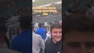 Canes respect Manny Diaz post game  #canesfootball #c2sports #mannydiaz #headcoach #collegefootball