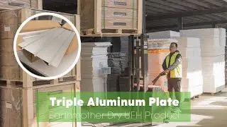 Triple Aluminum Plate for Dry Floor Heating Installation