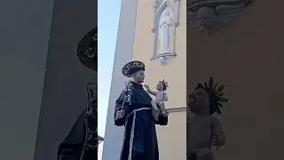 La statua Restaurata di Sant Antonio a Flumeri