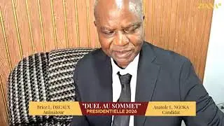 DUEL AU SOMMET. Anatole Limbongo Ngoka, candidat, face à Brice Landry Decaux