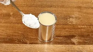 ✅ I MIXED CONDENSED MILK WITH CORNSTARCH AND SURPRISED ME WITH THE RESULT!