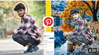 (Pinterest) Pinterest App Photo Edit कैसे करे || Pinterest Se Photo Editing Kaise Kare 2025