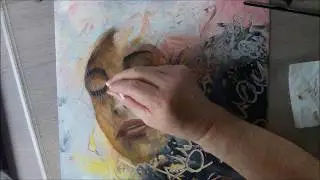 Kreatives &Ouml;lportrait in Dry Brush Technik