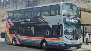 Buses outside York Railway Station (14/4/2025)
