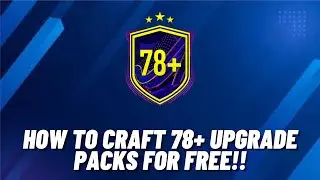 How To Craft 78+ Upgrade Packs For Free