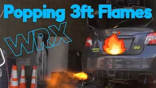 20XX SUBARU WRX Spitting Flames on the Dyno