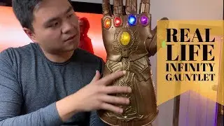 THANOS INFINITY GAUNTLET - Unboxing and Review Marvel Legends, Great for Cosplay, Halloween
