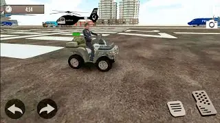 Cargo Airplane Police Vehicle Transporter | ATV Bike Parking