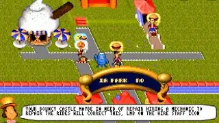 Theme Park Gameplay - Part 1 (PC - 1994) No Commentary [HD]